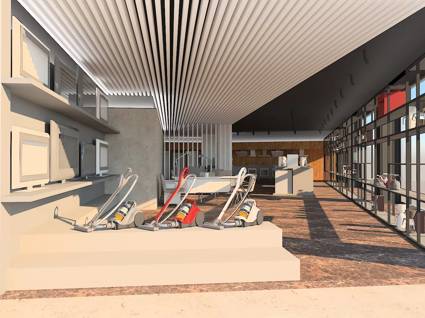 Mağaza ve Cafe Projesi